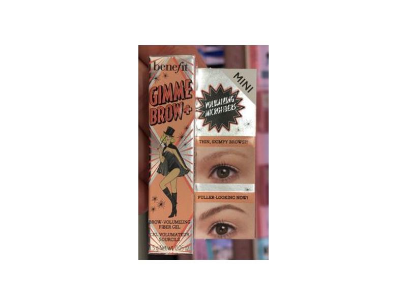 Benefit Gimme Brow + Volumizing Fiber Gel, 04 Warm Deep Brown, 0.05 oz/1.5 g