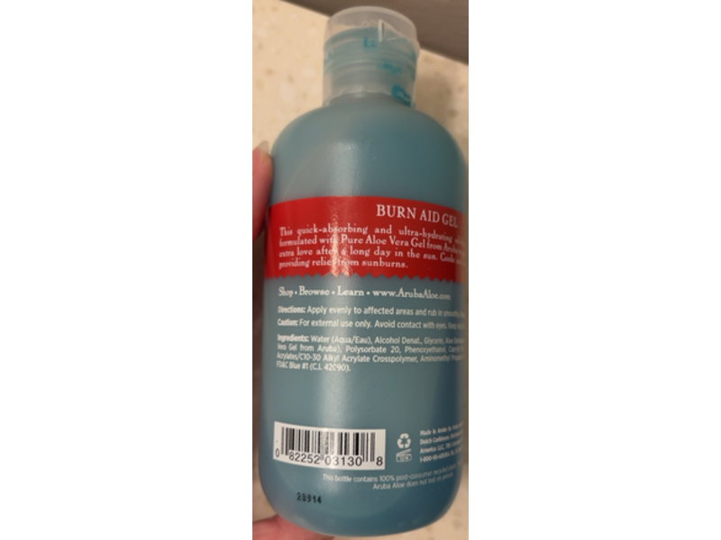Aruba Aloe Burn Aid Gel, 8.5 fl oz/251 mL