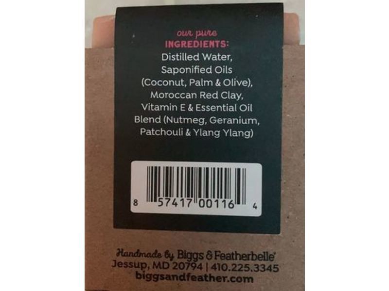 Biggs & Featherbelle Barlesque Soap, Geranium & Patchouli, 3.5 oz/100 g