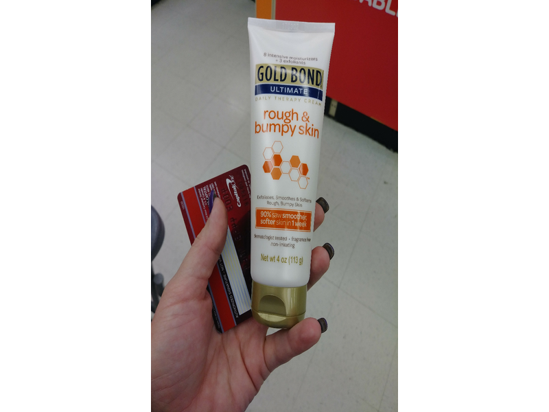 Gold Bond Ultimate Daily Therapy Cream, Rough & Bumpy , 4 oz/113 g