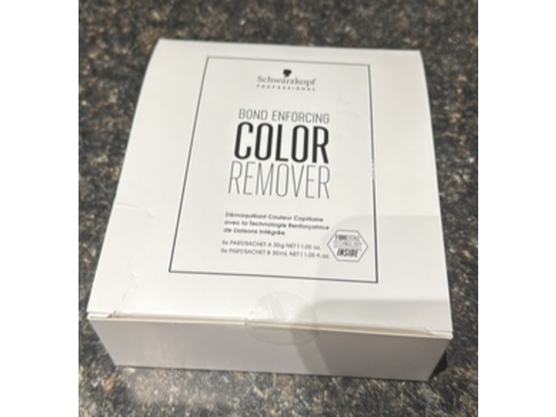 Schwarzkopf Professional Bond Enforcing Color Remover Set, 5 Count