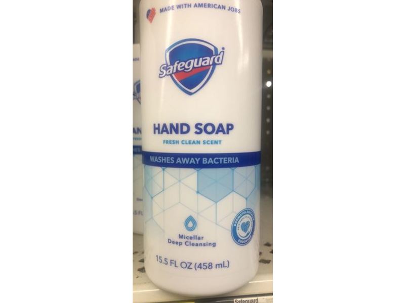 Safeguard Hand Soap, Fresh Clean Scent, 15.5 fl oz/458 mL
