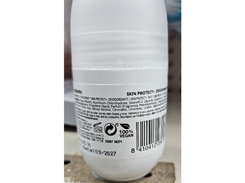 Babaria Skin Protect+ Deodorant, 1.7 fl oz/50 mL