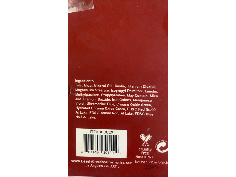 Beauty Creations Eyeshadow 35 Color Palette