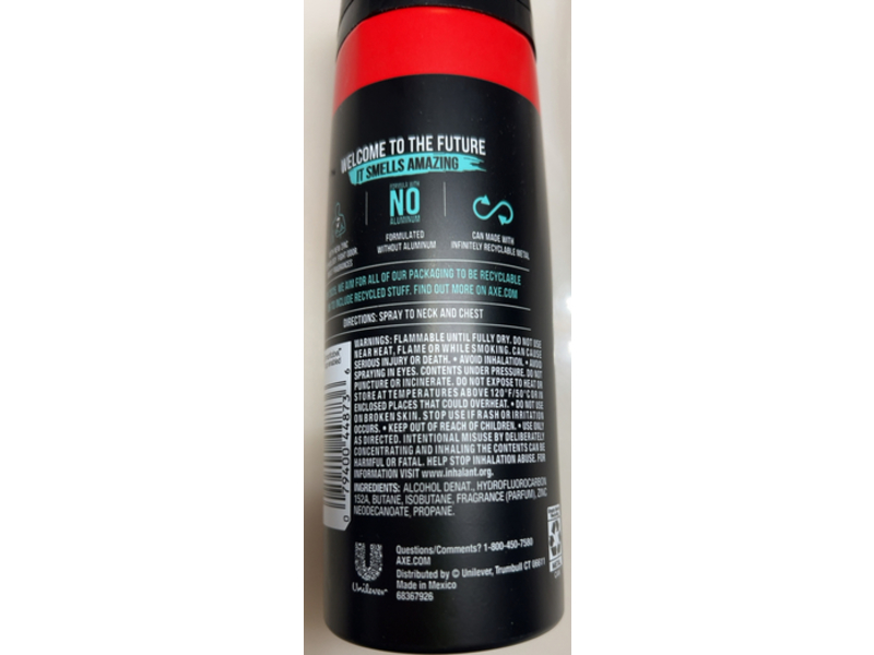 Axe Apollo Deodorant Body Spray, Sage & Cedarwood, 5.1oz