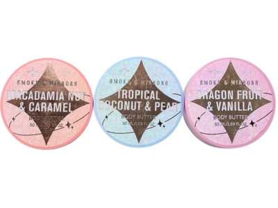 Smoke & Mirrors Body Scrub Set, 1.69 fl oz/50 mL, 3 Count
