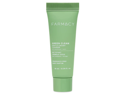 Farmacy Green Clean Gentle Creamy Cleanser, Moringa + Oats, 0.34 fl oz/10 mL