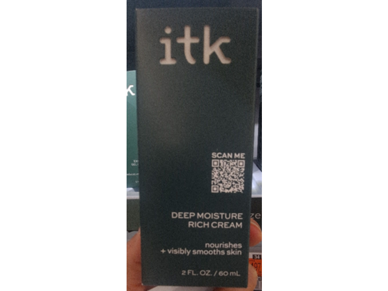 itk Deep Moisture Rich Cream, 2 fl oz/60 mL