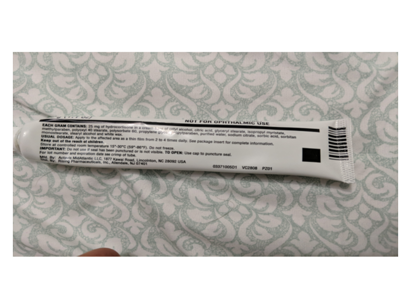 Proctozone-HC (hydrocortisone Cream) 2.5%, 1.1 oz/30 gm Rising Pharmaceuticals (RX)