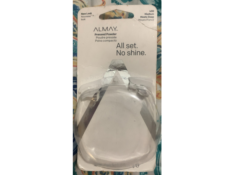 Almay Pressed Powder, 400 Medium Meets Deep, 0.20 oz/5.7 g