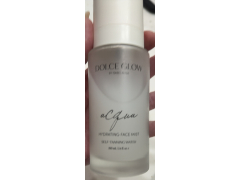 Dolce Glow Hydrating Face Mist Self Tanning Water, 3.4 fl oz/100 mL