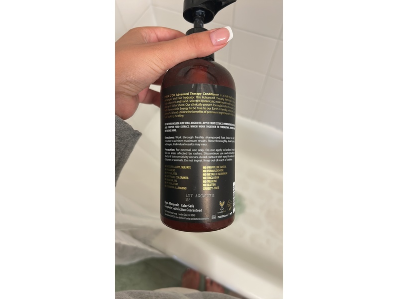 Pura D'or Advanced Theraphy Conditioner, 16 fl oz/473 mL