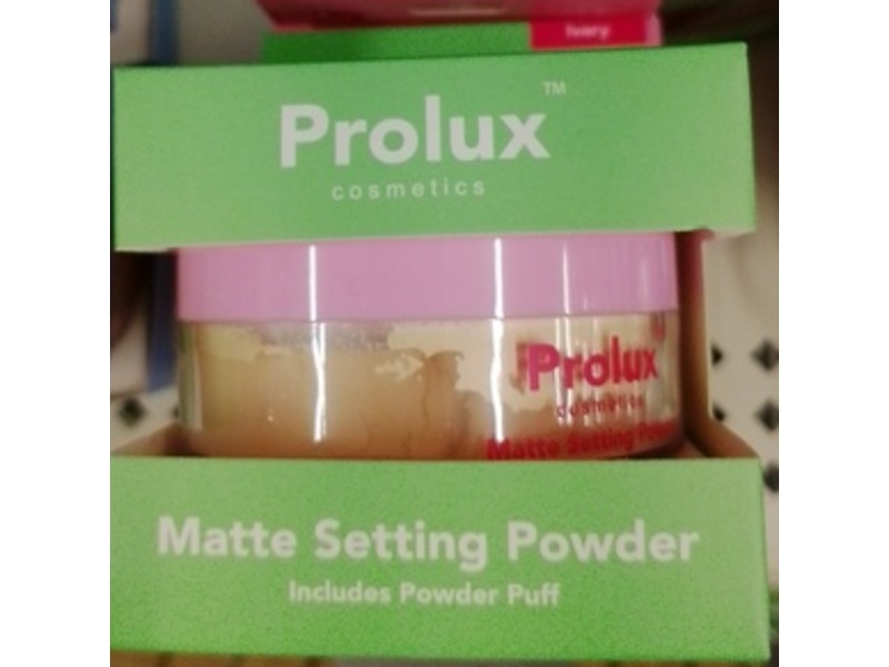 Prolux Cosmetics Matte Setting Powder, Ivory, 0.35 oz/10 g