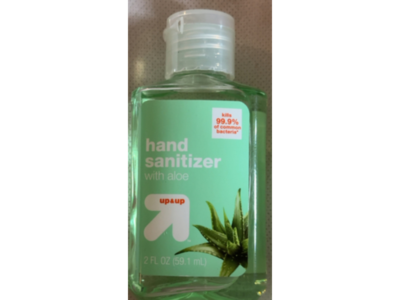 Up & Up Hand Sanitizer, Aloe, 2 fl oz/59.1 mL