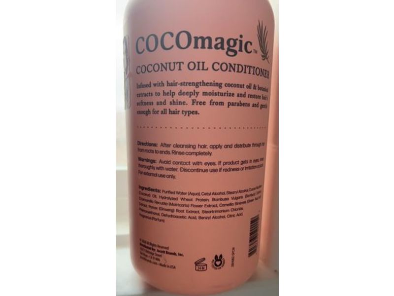 Cocomagic Moisturizing Conditioner, Coconut Oil, 32 fl oz/946 mL