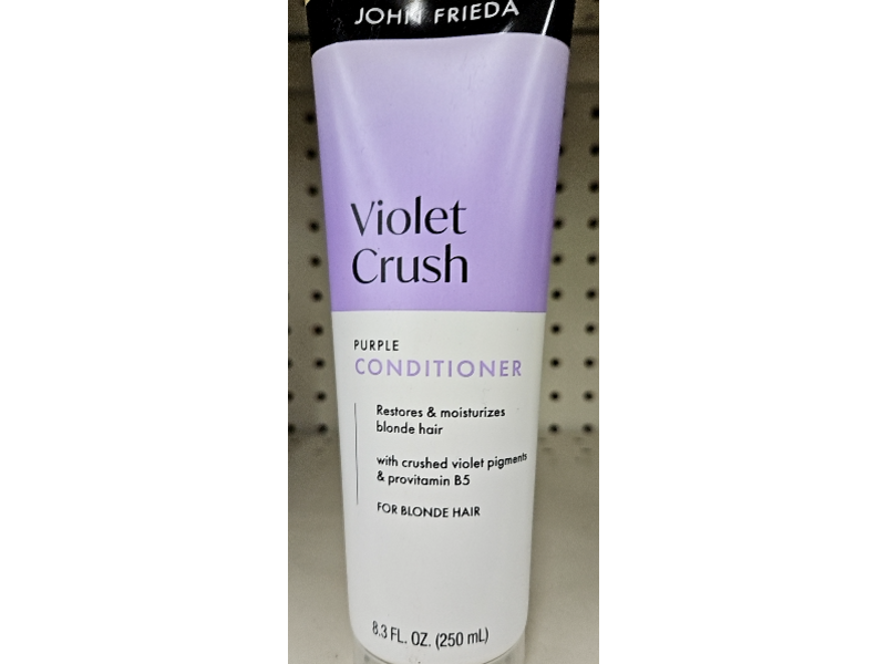 John Frieda Violet Crush Conditioner, Purple, 8.3 fl oz/250 mL
