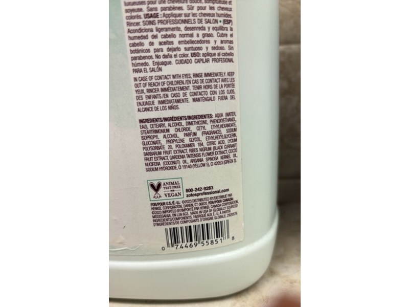 Bain De Terre Balancing Conditioner, Green Meadow, Argan & Monoi Oils, 3.786 L
