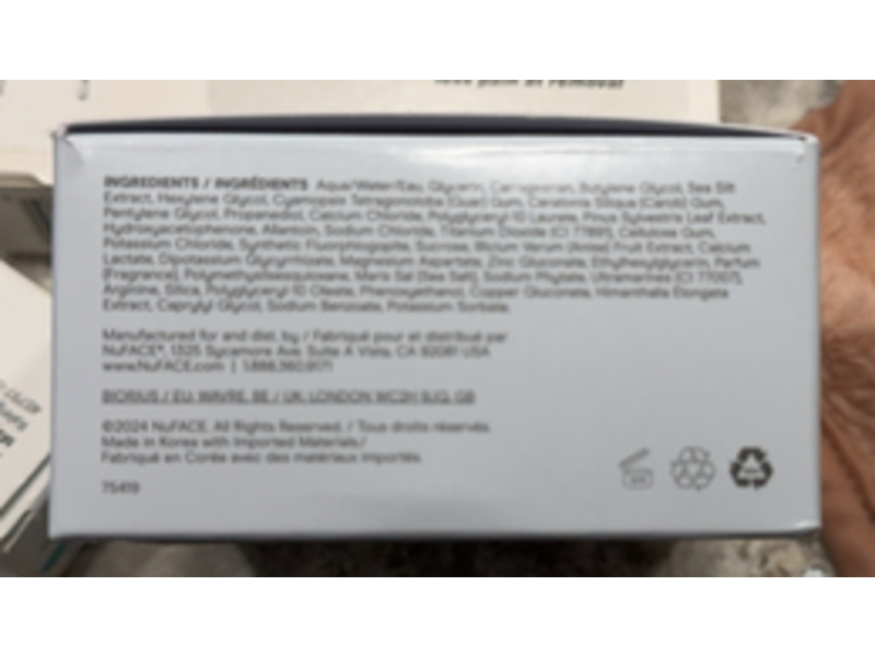 Nuface Ionplex Hydra-Gel Power Under Power Patches, 3.2 oz/91 g, 30 Pairs