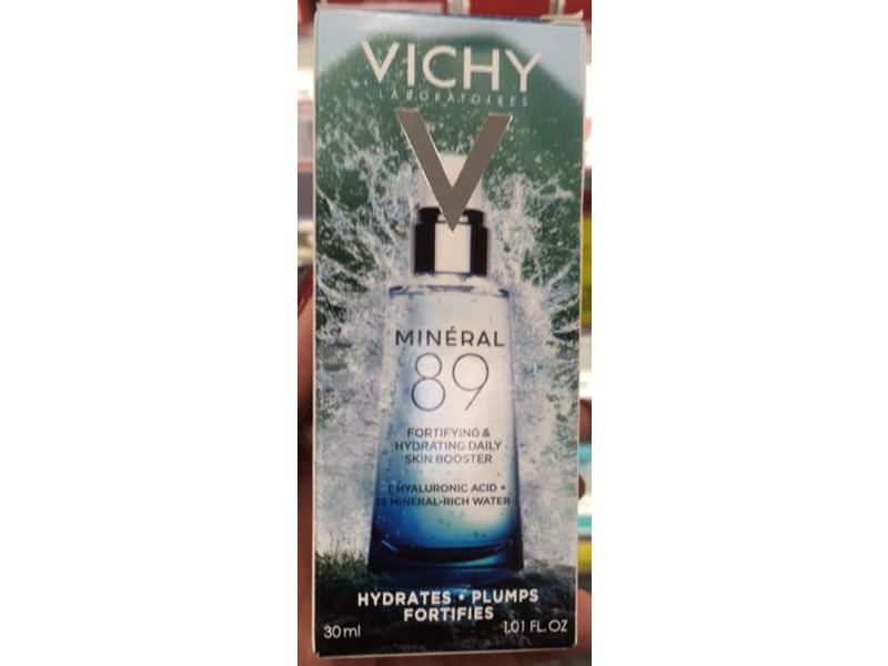 Vichy Laboratories Mineral 89 Fortifying & Hydrating Daily Skin Booster, 1.01 fl oz/30 mL