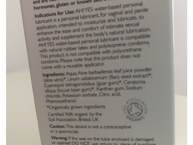 Ah! Yes Water Based Personal Lubricant, 5.1 fl oz/150 mL