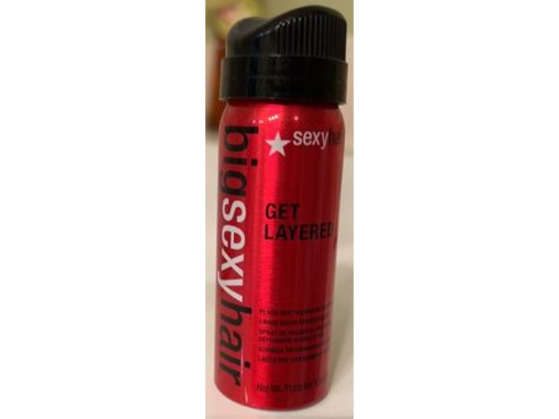 Sexy Hair Big Get Layered Spray, 1.3 oz, Pack Of 2