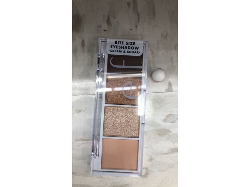 e.l.f. Cosmetics Bite-Sized Eyeshadow Palette, Cream & Sugar