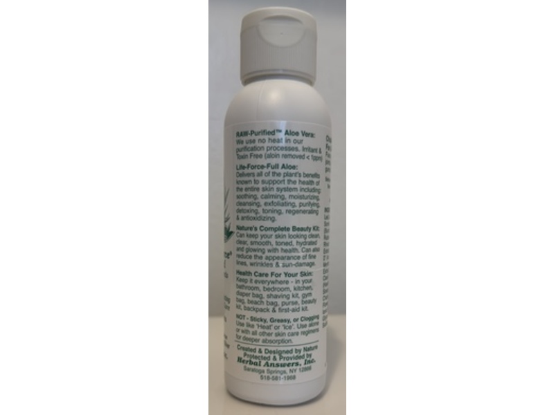 Herbal Answers Herbal Aloe Force The Skin Gel, 4 fl oz/120 mL