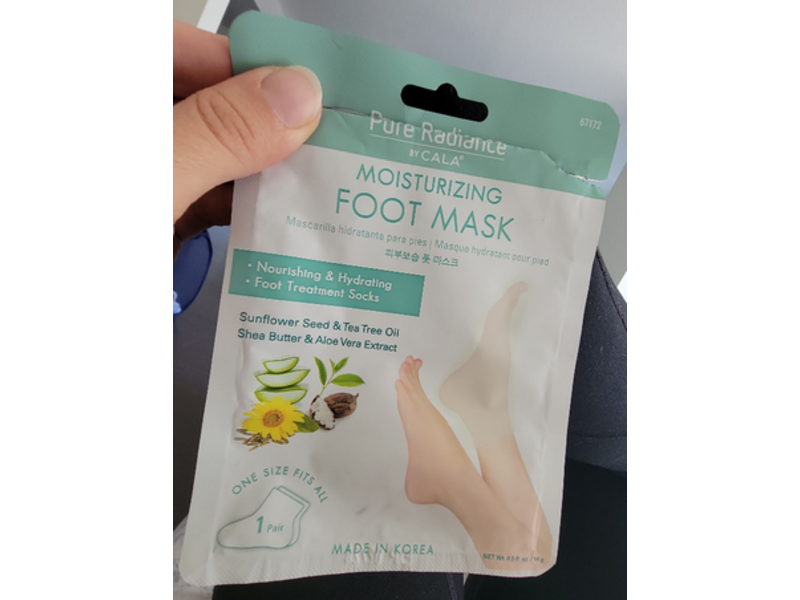 Cala Pure Radiance Moisturizing Foot Masks, 1 Pair, Pack Of 3