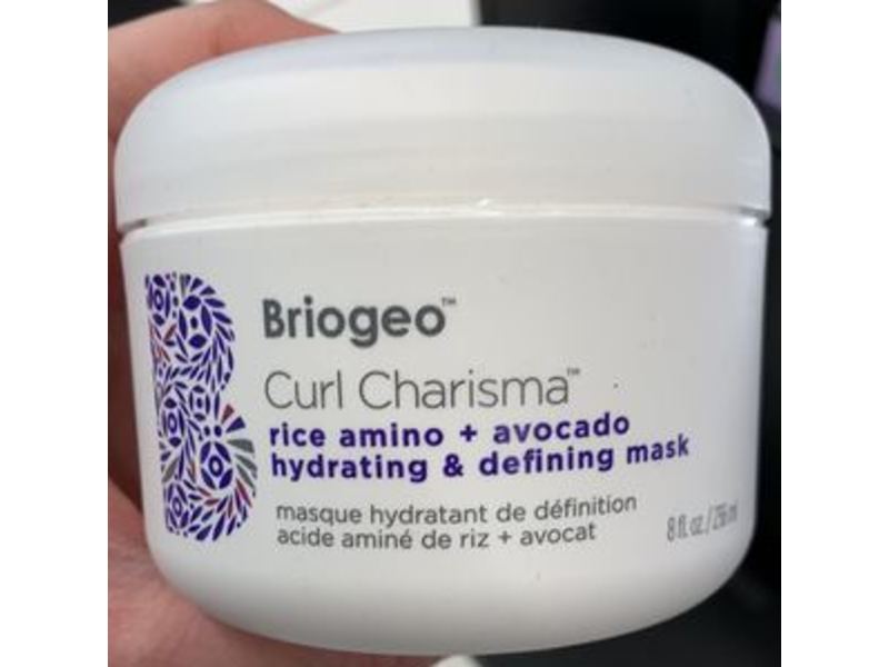 Briogeo Curl Charisma Hydrating & Defining Mask, Rice Amino + Avocado, 8 fl oz/236 mL