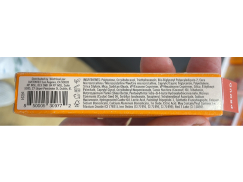 Live Tinted Huegloss Lip Gloss, Proud, 0.14 fl oz/4.2 mL