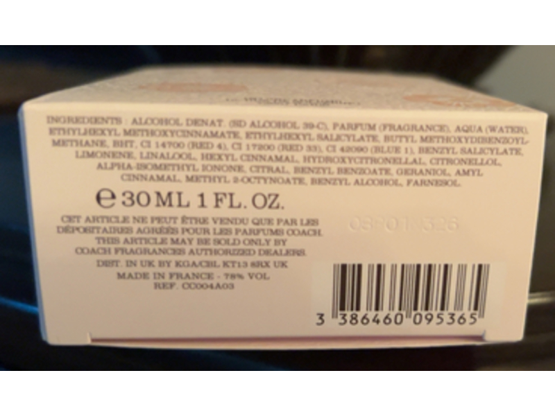 Coach New York Eau De Parfum, Floral, 1 fl oz/30 mL