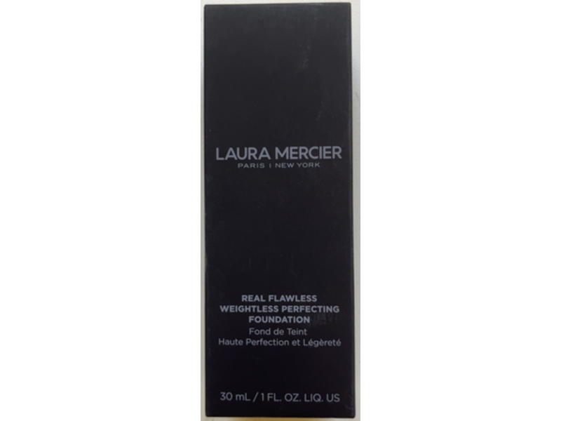 Laura Mercier Real Flawless Weightless Perfecting Foundation, 2W2 Warm Linen, 1 fl oz/30 mL