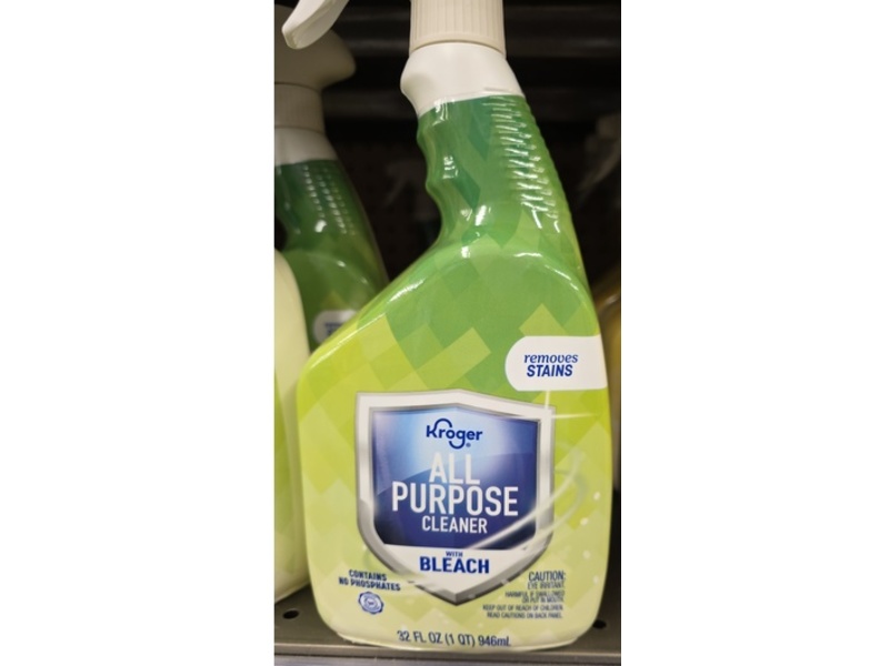 Kroger All Purpose Cleaner, Bleach, 32 fl oz/946 mL