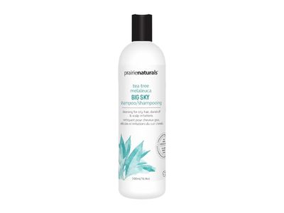 Prairie Naturals Big Sky Tea Tree Shampoo, 16.89 fl oz/500 mL