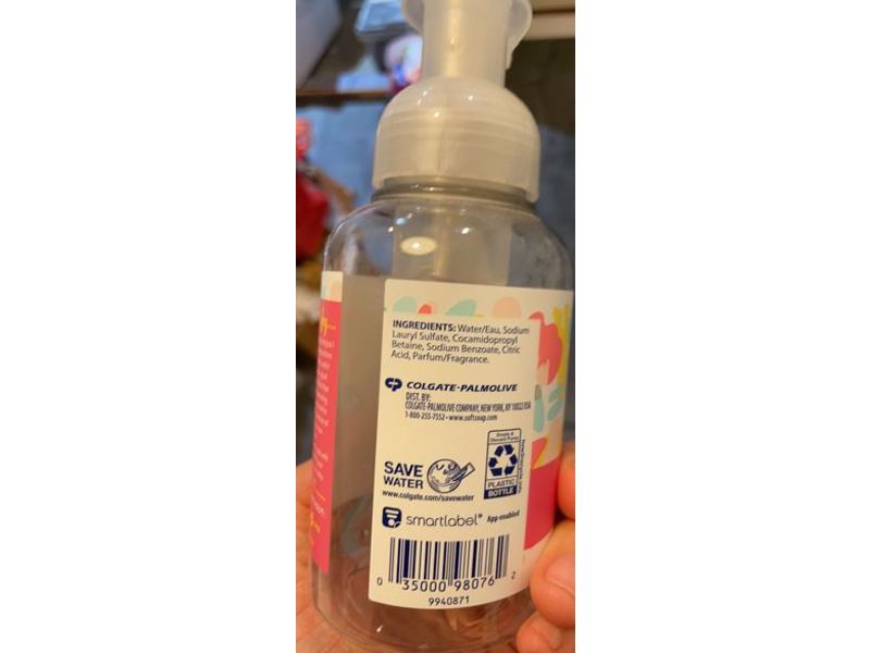 Softsoap Oh Joy! Foaming Hand Soap, Peach Party, 10 fl oz/295 mL