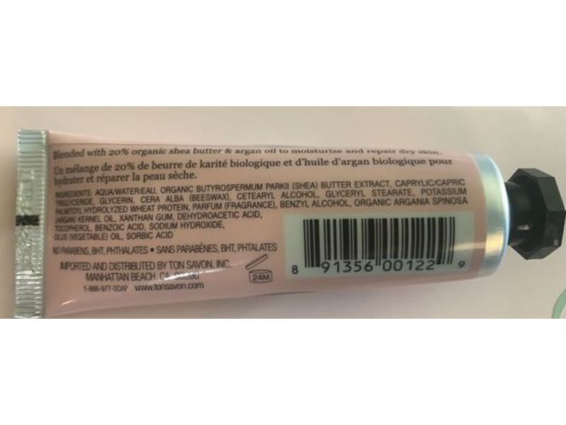 La Chatelaine Rose Acacia Hand Cream, 20% Shea Butter, 1 fl oz/30 mL