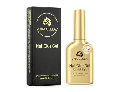 Una Gella Nail Glue Gel, A0, 0.5 fl oz/15 mL