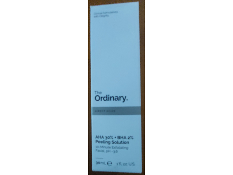 The Ordinary Peeling Solution Ahu 30% + Bha 2%, 1 fl oz/30 mL