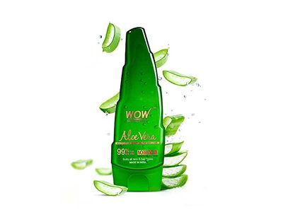 WOW Skin Science Skin & Hair Gel, Aloe Vera, 250 mL