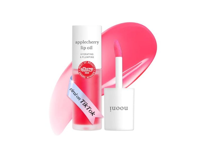 Nooni Lip Oil, Applecherry, 0.12 fl oz/3.7 mL