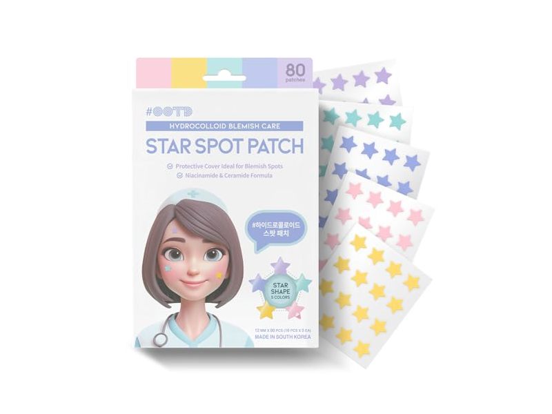 Ootd Star Spot Patch, Niacinamide & Ceramide, 80 Count