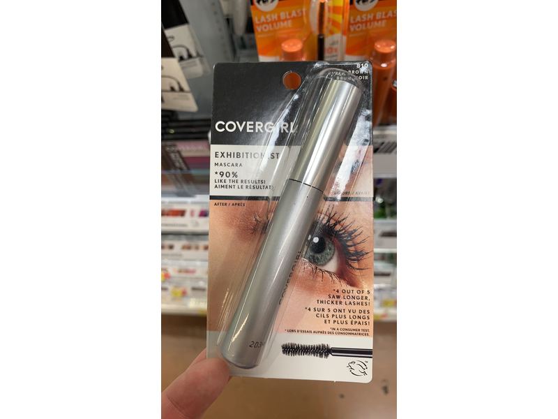 CoverGirl Exhibitionist Mascara, Black-brown, 0.3 Ounce