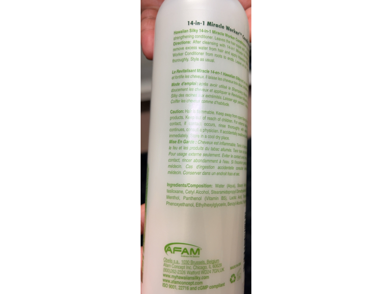 Hawaiian Silky 14-In-1 Miracle Worker Conditioner, 16 fl oz/473 mL