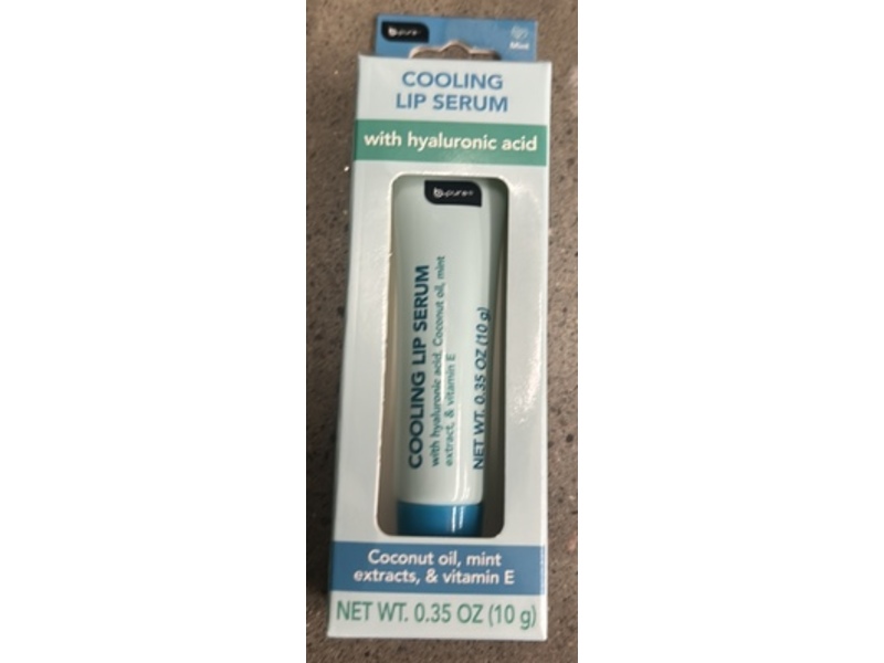 b.Pure Cooling Lip Serum, Coconut Oil, Mint, Vitamin E, 0.35 oz/10 g