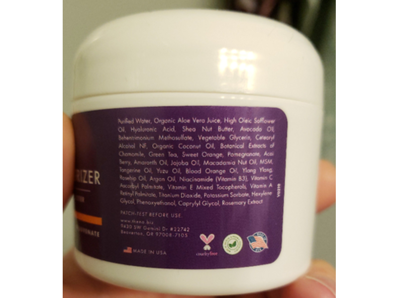 Thena Natural Wellness Face Moisturizer, Antioxidant Booster, 2.25 oz