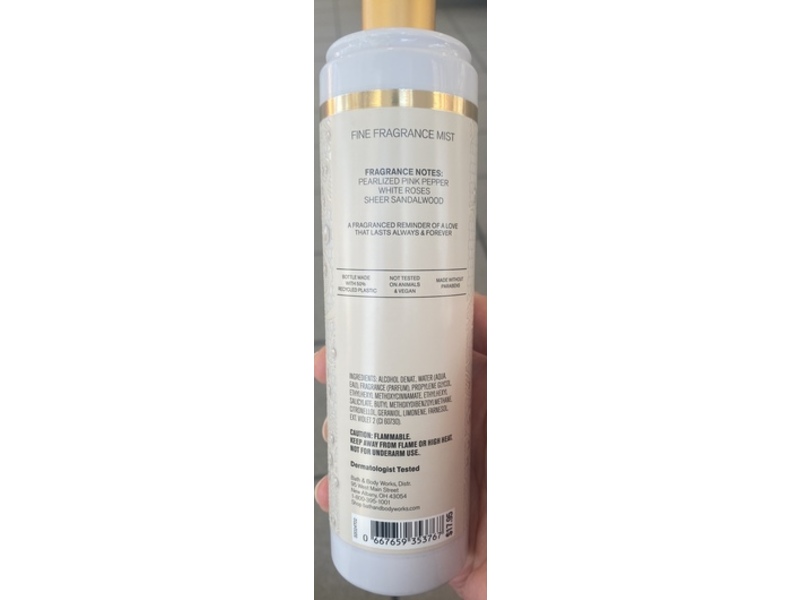 Bath & Body Works Fine Fragrance Mist, Always & Forever, 8 fl oz/236 mL