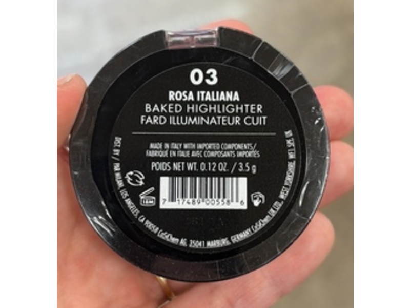 Milani Baked Highlighter, Rosa Italiana, 0.12 oz/3.5 g