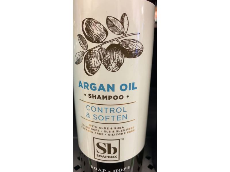 Soapbox Control & Soften Shampoo, Argan Oil, 16 fl oz/473 mL