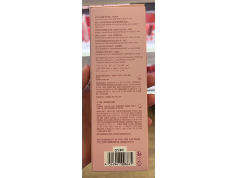 Kylie Jenner Matte Liquid Lipstick & Lip Liner Kit, 700 Bare