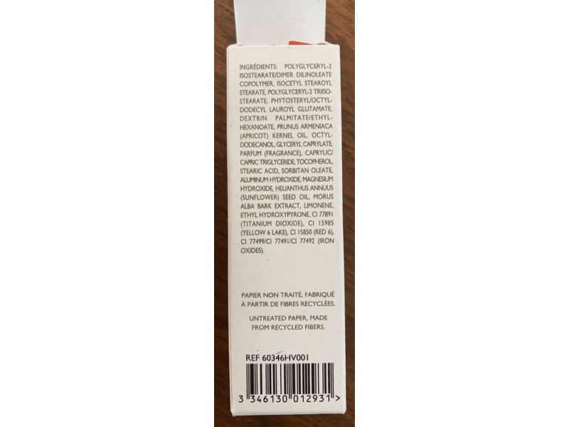 Hermes Infused Lip Care Oil, 01 Beige Sapotille, 0.28 fl oz/8.5 mL